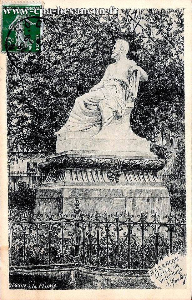 BESANÇON - Statue de Victor Hugo